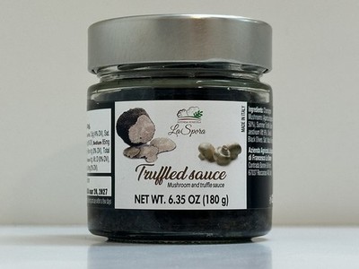 La Spora - Sliced Black Summer Truffle in Oil, Italian All-Natural Product