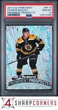 2017 UD PARKHURST PROMINENT PROSPECTS #PP-15 CHARLIE McAVOY RC POP 2 PSA 10