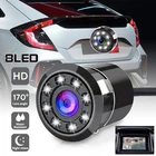 Car Rear View Backup Reverse Camera 170° CMOS 8 LED HD Night Vision Waterproof