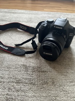 Canon EOS 1300D 18.0MP Digitalkamera Schwarz, EF-S Is II 18-55mm Kit