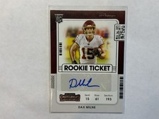 Panini 2021 Contenders Rookie Ticket Dax Milne #261 Washington