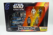 Star Wars Power Of The Force Classic Edition 4-Pack - Vader  Luke  Han  Chewie