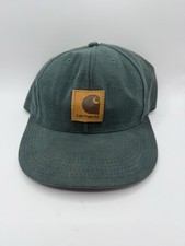 Cathartt SnapBack Hat Green 100% Cotton Osfa Made In USA