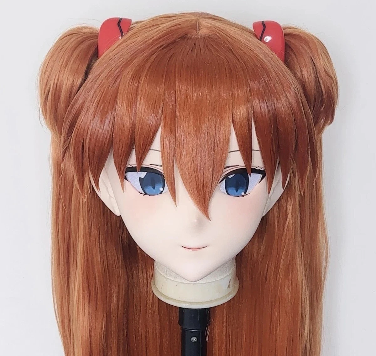 (Auf Lager) Asuka-Vollkopf verschließbar Cosplay Anime Kigurumi Maske