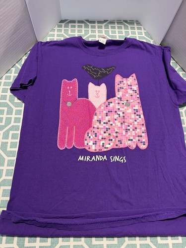 Miranda Sings Favorite Cats Purple Graphic T-Shirt
