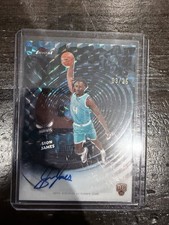 2025-26 Topps Finest Sion James Colossal Shots Auto /25 CS-SJ Hornets RC