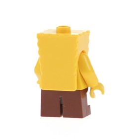 1x Lego Minifigure SpongeBob SquarePants Yellow Face "I'm Ready" 3827 bob001
