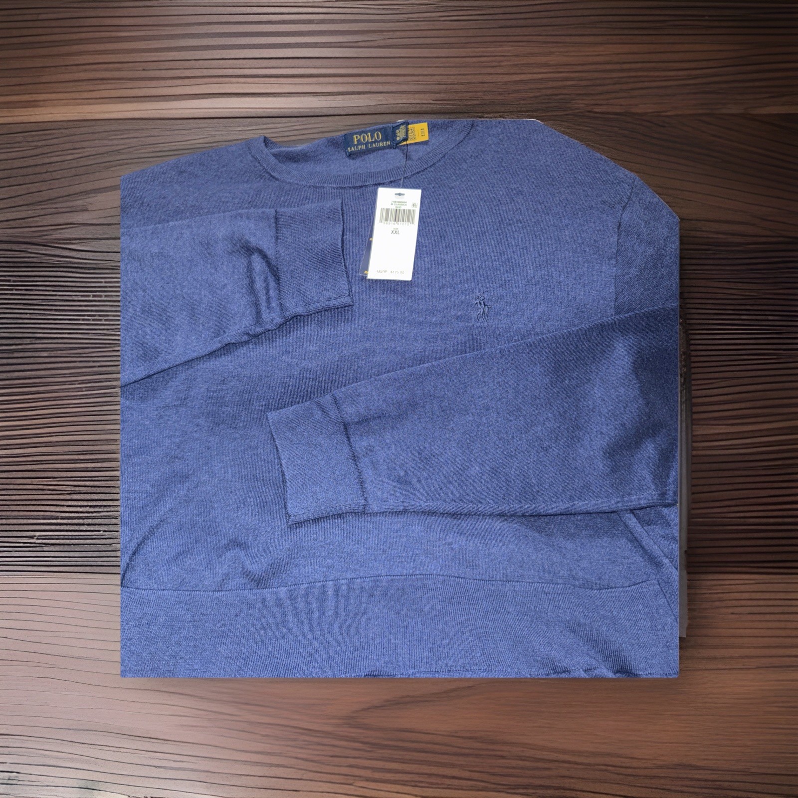 Polo Ralph Lauren Men Classic NAVY PULLOVER Sweater S-XXL  NEW TAGS $125 thumbnail 2
