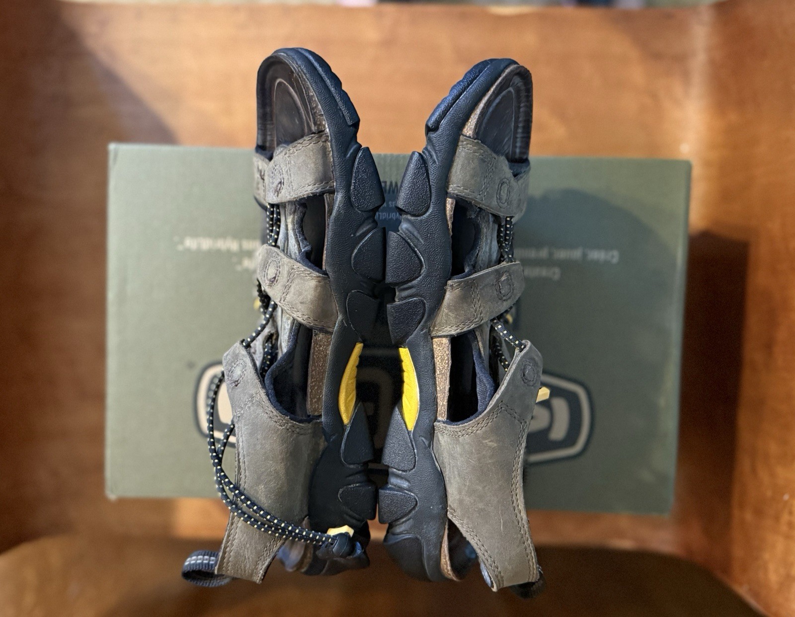 Sandali KEEN donna 8 marroni Sarasota pelle bisonte impermeabili escursionismo con scatola