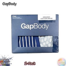 NWT 2-Pack GapBody by Gap Women's XL Bikini Underwear GPW00274