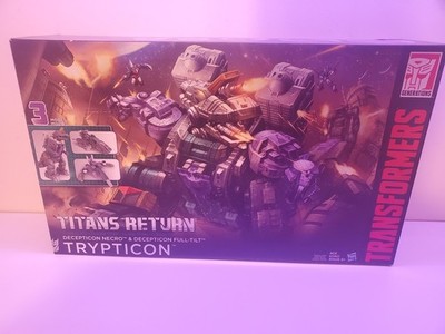 Transformers Titans Return Decepticon Trypticon + Brunt and Full Tilt Complete