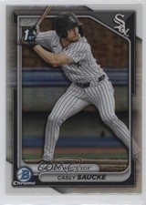 2024 Bowman Draft Chrome Refractor Casey Saucke II Casey Saucke #BDC-33 6p1