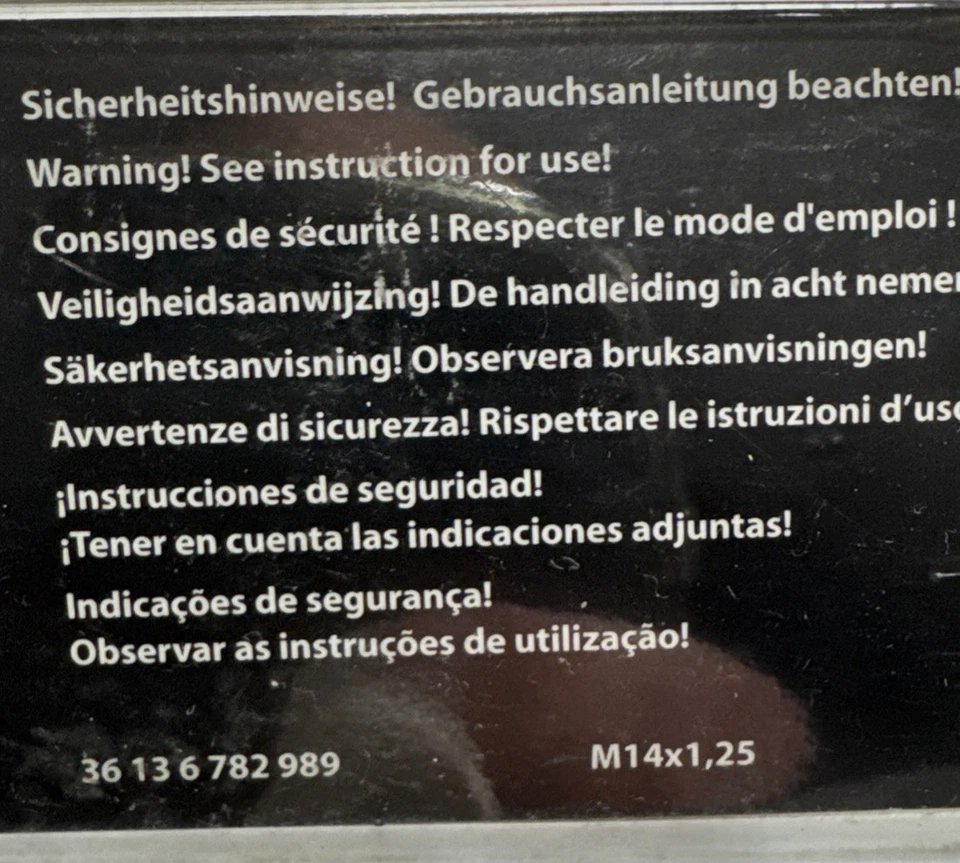 Mini cerraduras de perno de rueda OEM todos los modelos desde 07.2006 - 36 13 6 782 989 Foto 4 de 4