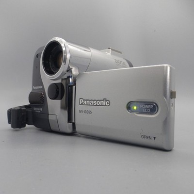Panasonic NV-GS55 Handheld MiniDV Cassette Camcorder Silver Tested