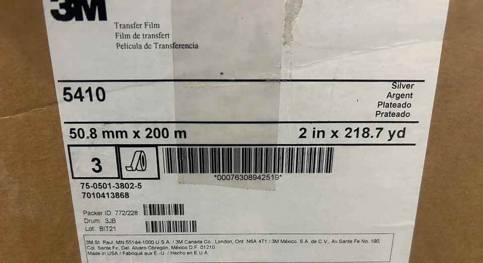 3M Scotchlite Reflective Material 5400 Diamond Mesh Trim Tape 5410 Bulk Rolls - Image 4 of 4