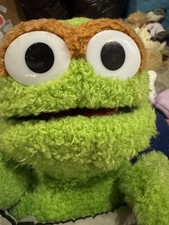 2003 Nanco Sesame Street Oscar the Grouch Plush Stuffed Animal w Paper Tag 7.5"