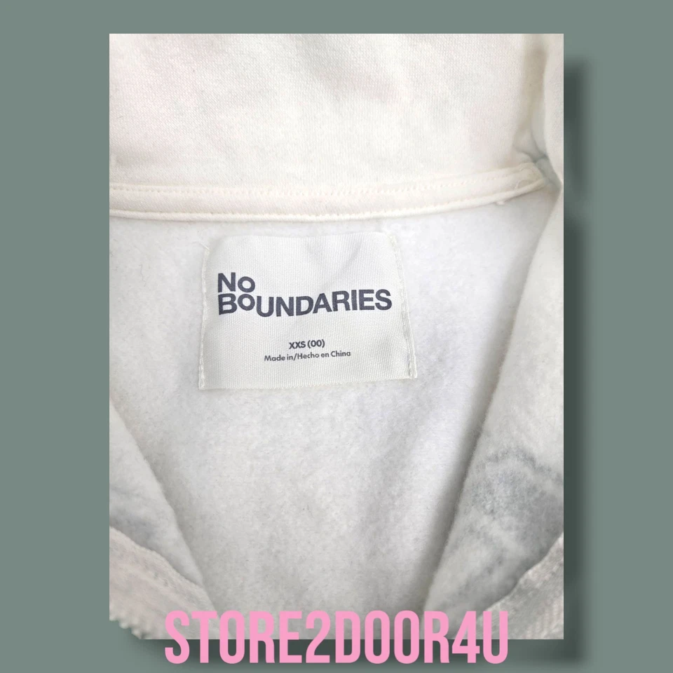 Sudadera No Boundaries Cuarto Cremallera XXSmall (00) LOS ANGELES Blanco Verde Foto 3 de 4