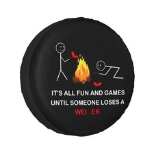 Rv Spare Tire Cover for Trailers,Waterproof Dust-Proof Camper Spare Tire Cove...