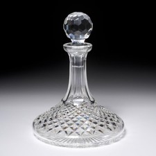 Waterford Alana Ships Crystal Decanter And St...