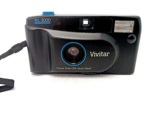 Vivitar RL3000 35mm Film Point & Shoot Camera Vintage Cam - WORKS