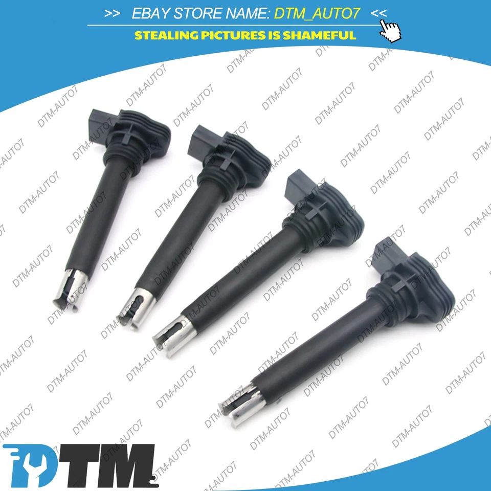 4x Bujías de bobina de encendido BOSCH genuinas para VW Jetta Golf Passat Audi A5 A4 Q5 Foto 4 de 4