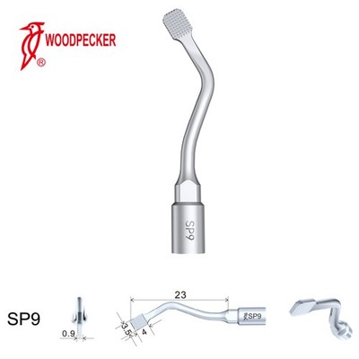 Woodpecker Dental Perio Bone Surgery Tips SP9 for Surgic Smart  & Satelec Perio