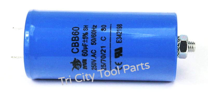 Condensador Para Compresor De Aire Jenny / Emglo 7819 – Serie 60 UF, 1-1/2 HP, Repuesto Original