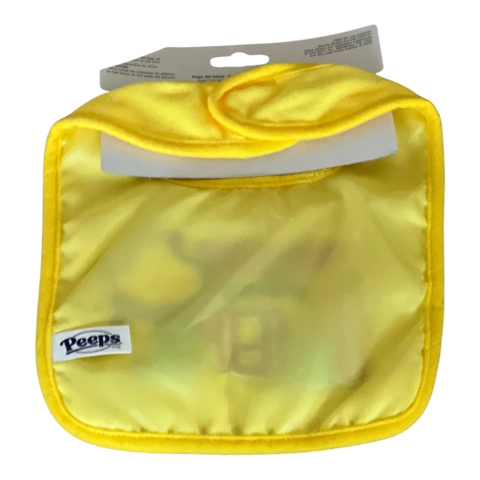 PEEPS Baby Bib Lot of 3 Chillin With My Peeps Yellow Pink Purple Infant Bibs NWT - Image 3 of 4