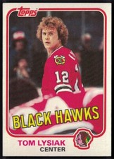 1981-82 Topps #71 Tom Lysiak - Chicago Black Hawks