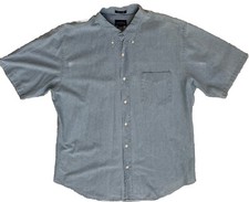 Men  s SS Denim 100 Cotton Shirt 2XL