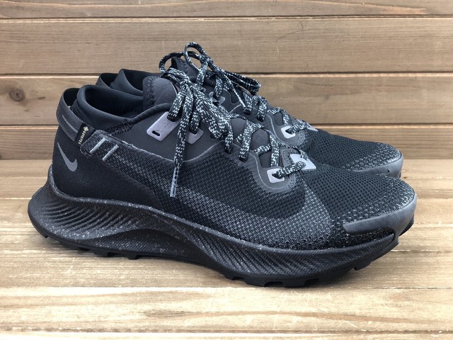 Size 8.5 - Nike Pegasus Trail 2 Gore-Tex Black Metallic Dark Gray 2020 -  CU2016-001 for sale online | eBay