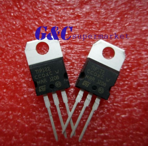 20 Transistors TIP122 TO-220 100V 5A NPN - Neuf, Lot De 20 Pièces