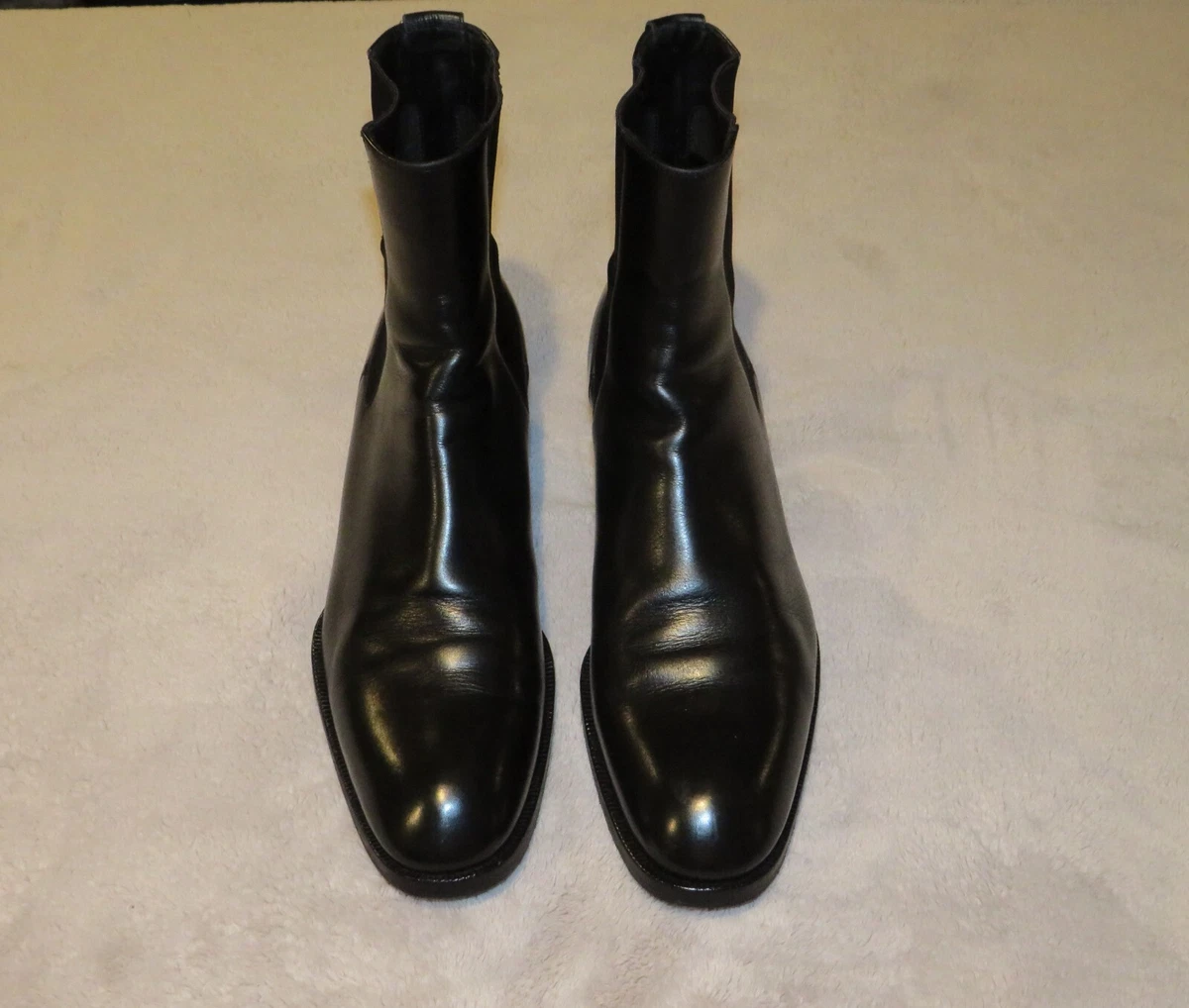 Tom Ford Guilford Black Leather Chelsea Buckle Boots 10.5 Men main image 2