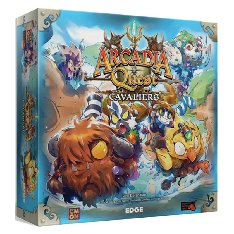 Arcadia Quest Cavaliers VF extension soirée jeu de société Edge entre amis
