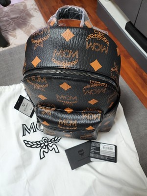 MCM Stark Rucksachk Schwarz Small Neu mit Zertifikat
