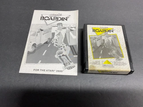 Atari  2600   Skate Boardin’ Game and Manual    Tested