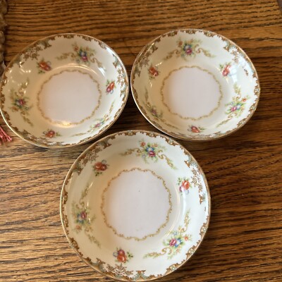 Aladdin Fine China - REGAL - Occupied Japan - 5  Fruit Bowls (3)