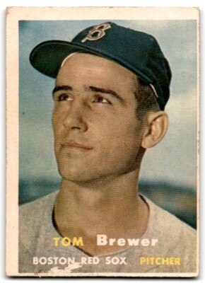 1957 Topps (A) Tom Brewer Boston Red Sox #112