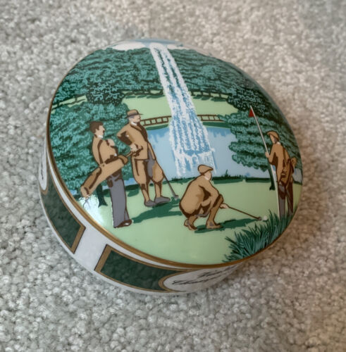 Tiffany & Co Trinket Box with Lid VANTAGE CHAMPIONSHIP Golf Tournament  Japan - Picture 1 of 4