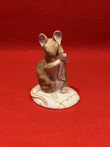 Beatrix Potter Royal Albert Figure - No More Twist - Mouse Ornament Figurine
