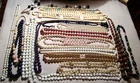 #125- Lot Of 23 Vintage Costume Jewelry Necklaces +2 Earrings Runway - 3+ lbs