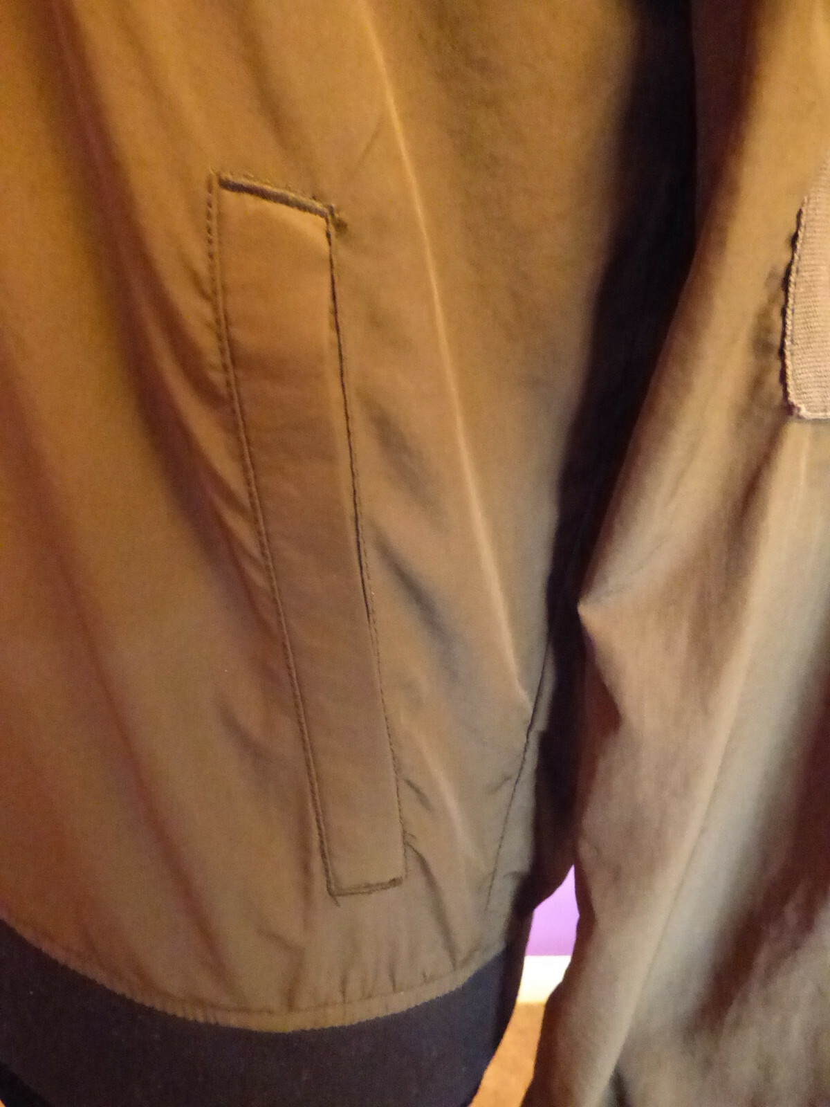 ZARA BASIC GREEN SHELL BLOUSON STYLE WINDBREAKER … - image 9