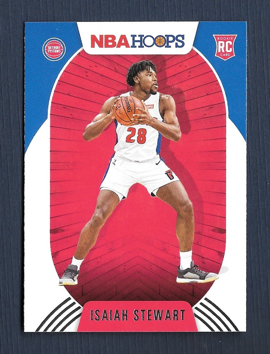2020-21 NBA HOOPS Isaiah Stewart (RC) #233 Detroit Pistons MINT