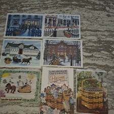 Longaberger RARE LOT of Collector Club Xmas Cards  Note Cards MINT FREE SHIP 
