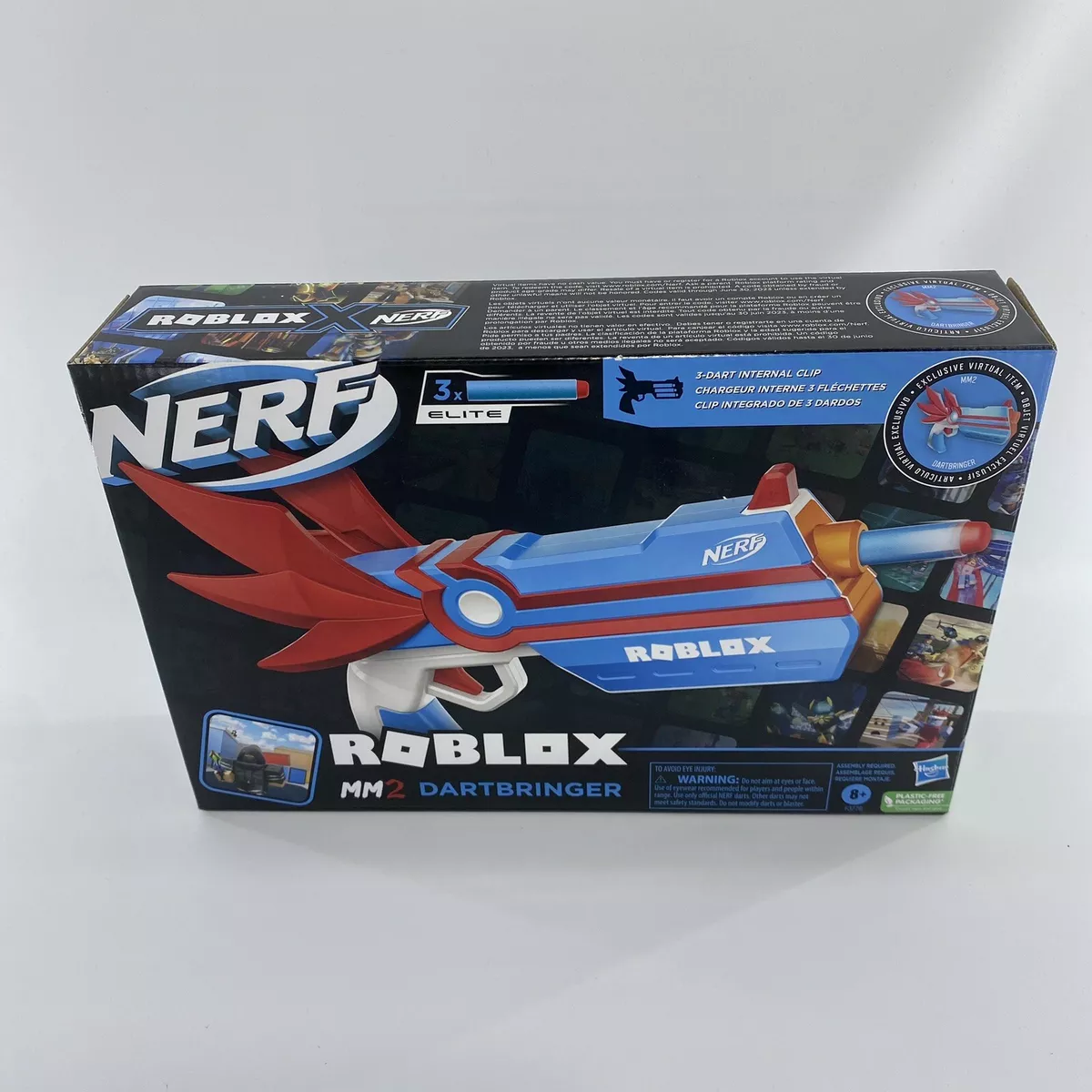 NERF Roblox MM2: Dartbringer Dart Blaster (*GUN WITH VIRTUAL CODE*) SEALED