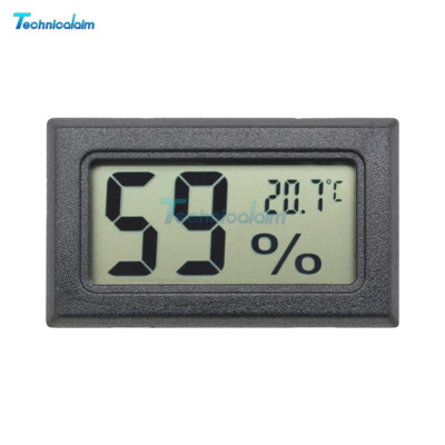 10PCS Mini Digital LCD Indoor Temperature Humidity Meter Thermometer Hygrometer