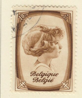 A6P15F198 Belgien Halbpostmarke 1938 10c+5c gebraucht