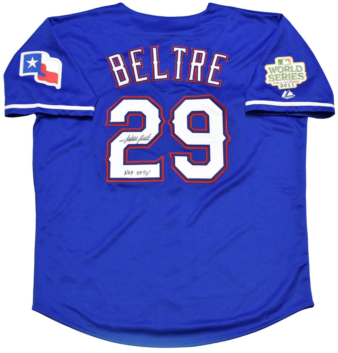 Helmet Adrian Beltre Red Jersey ADRIAN BELTRE SIGNED TEXAS RANGERS