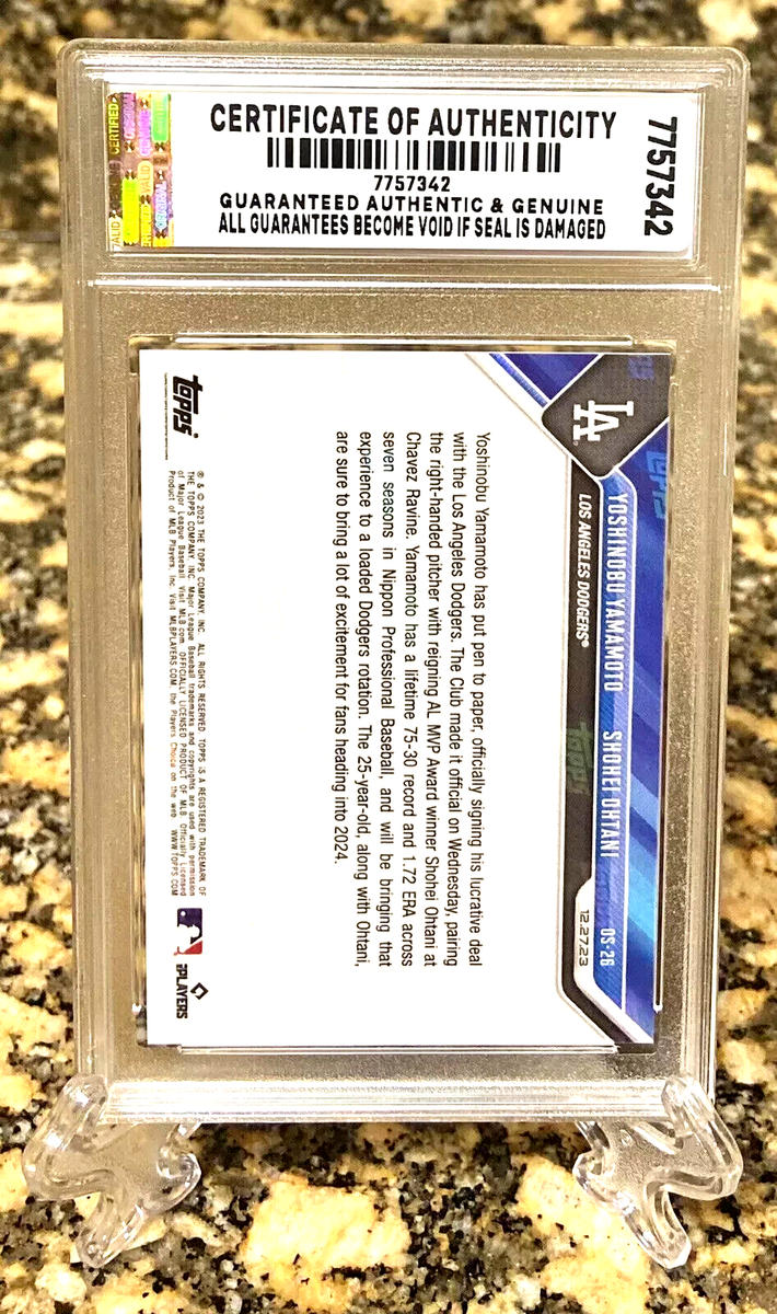 【PSA10】TOPPS 大谷翔平 150th ROOKIE CAMPAIGNS PSA10 topps now 2018 #5J ohtani 大谷翔平 RC - メルカリ