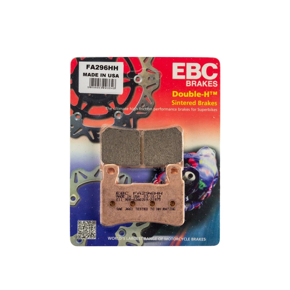 Pastilla de freno de calle sinterizada EBC HH delantera izquierda Hyosung ST7 ST 700 i Deluxe 2012-15 Foto 3 de 4